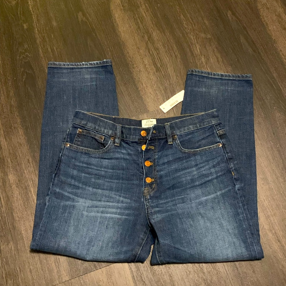 NWT J.Crew Straightaway Jean 28